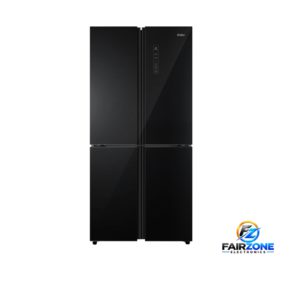 Haier HRF-578TPB 522L French T-Door No Frost Inverter Refrigerator in Piano Black